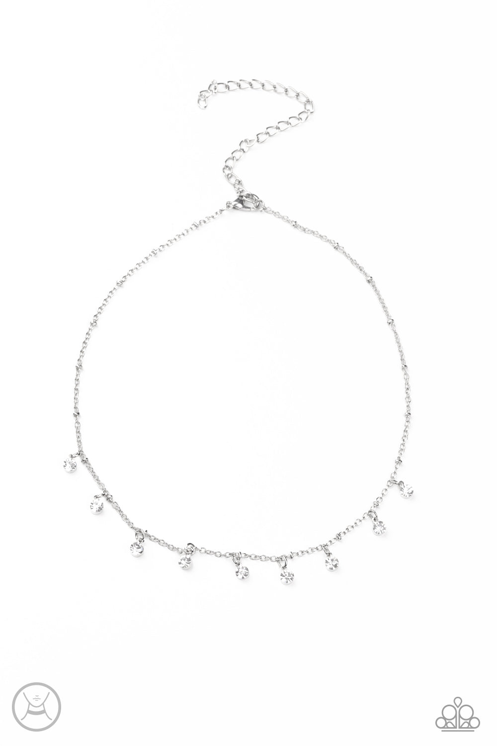 Paparazzi Dainty Diva - White Choker 