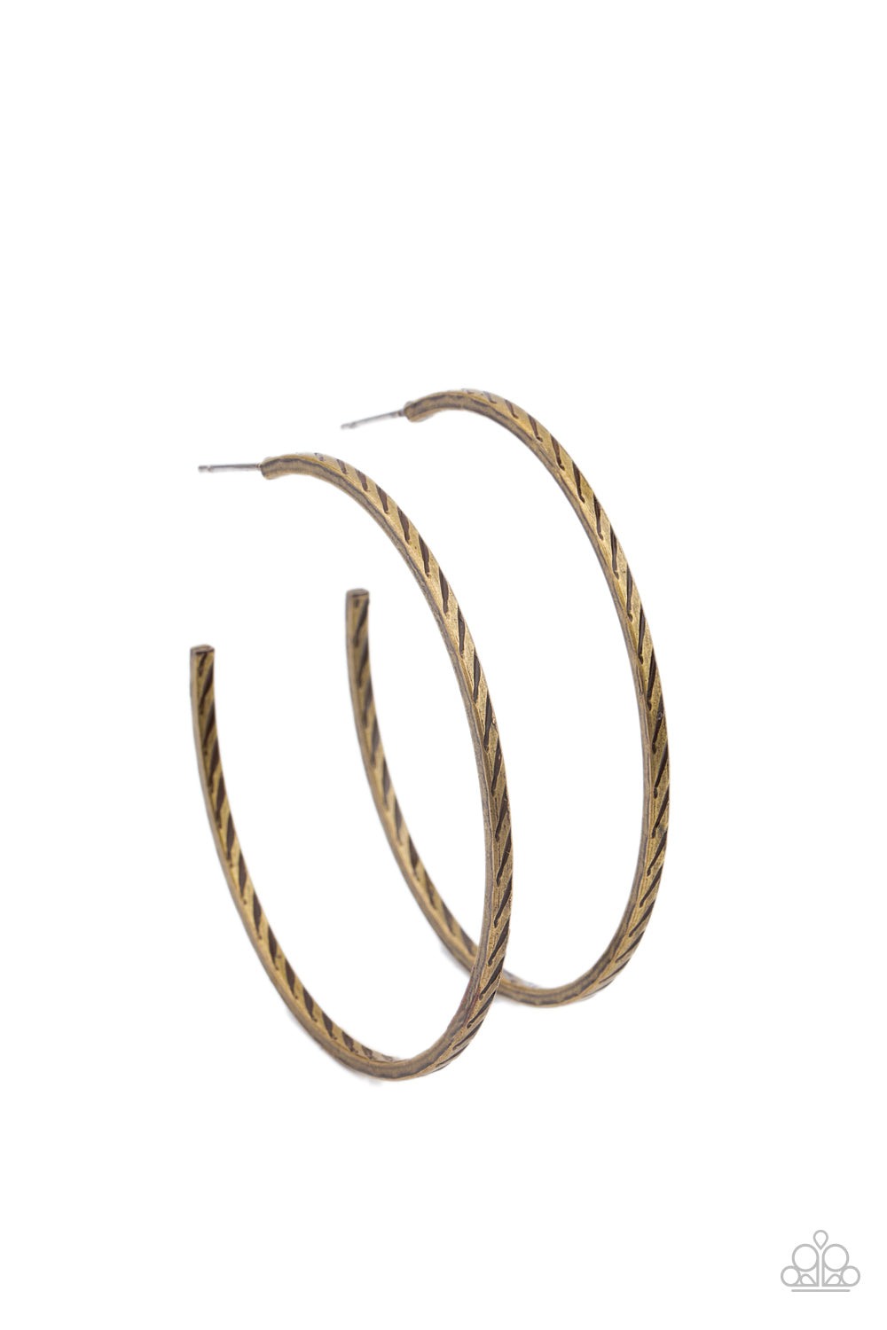 Rural Reserve - Brass Hoop Earrings 