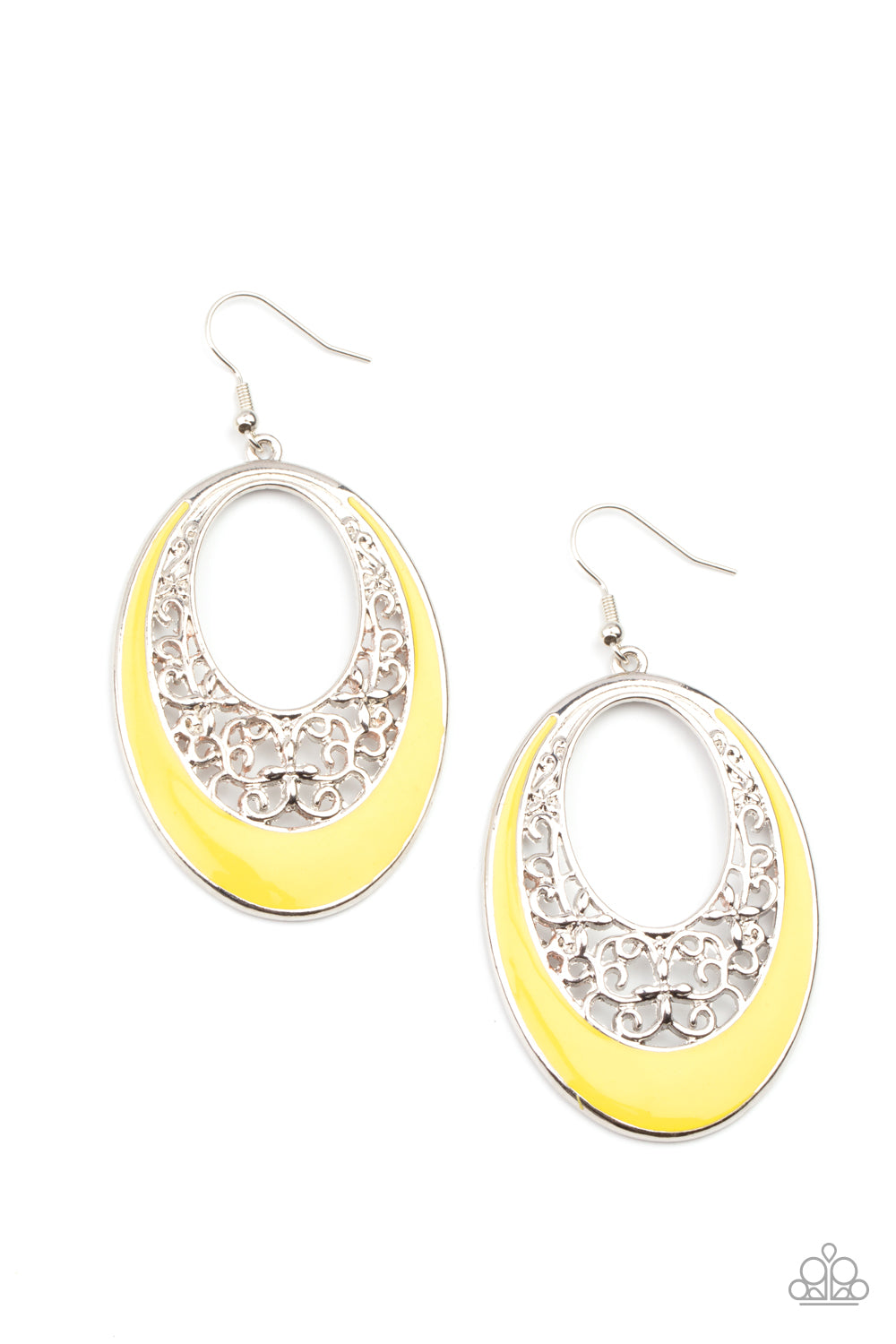 Orchard Bliss - Yellow Earrings 