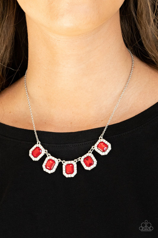 Paparazzi Next Level Luster - Red Necklace 