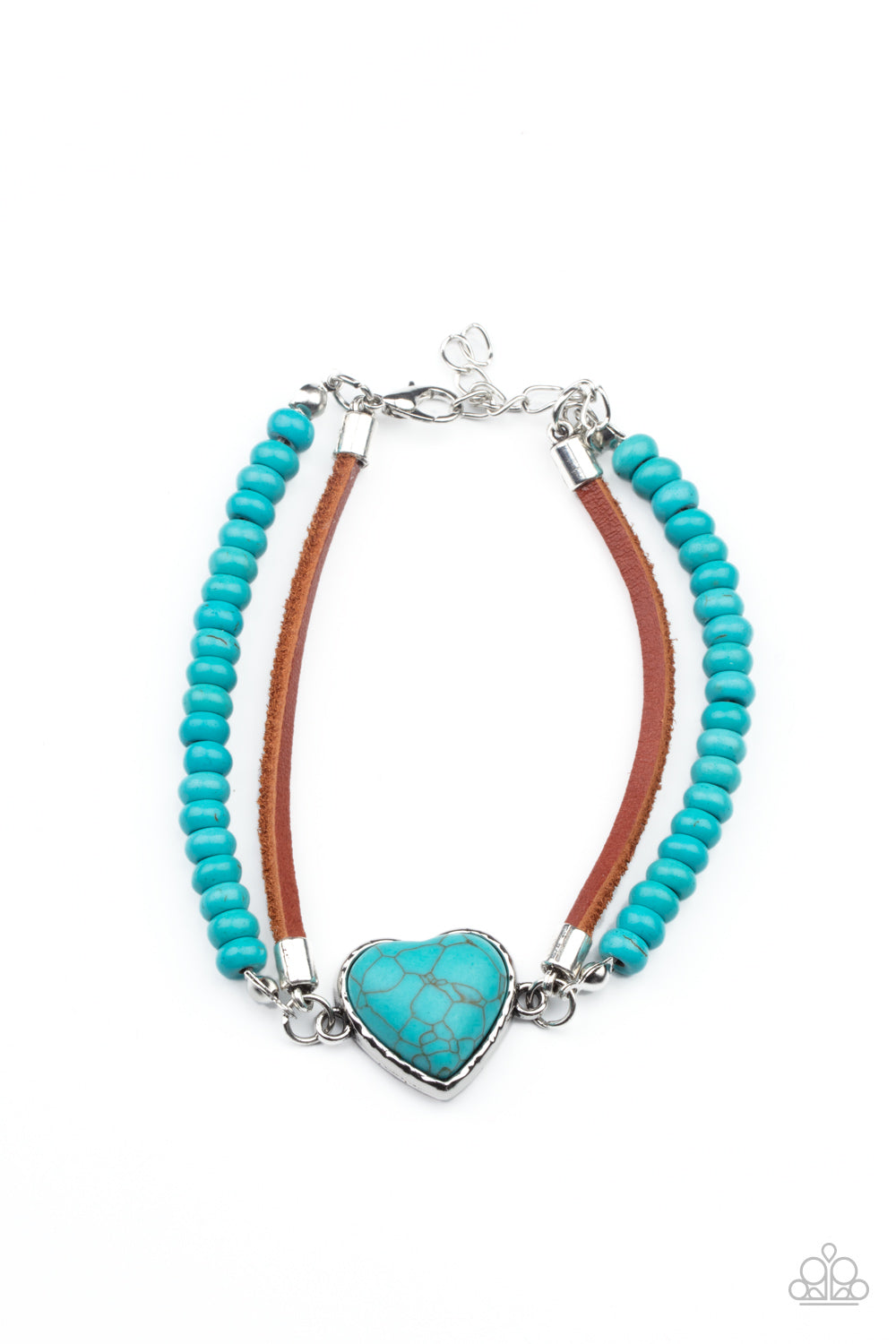 Paparazzi Charmingly Country - Blue Bracelet 