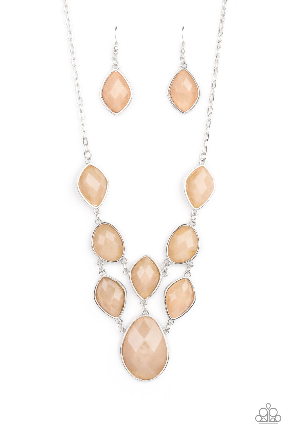 Paparazzi Opulently Oracle - Brown Necklace 