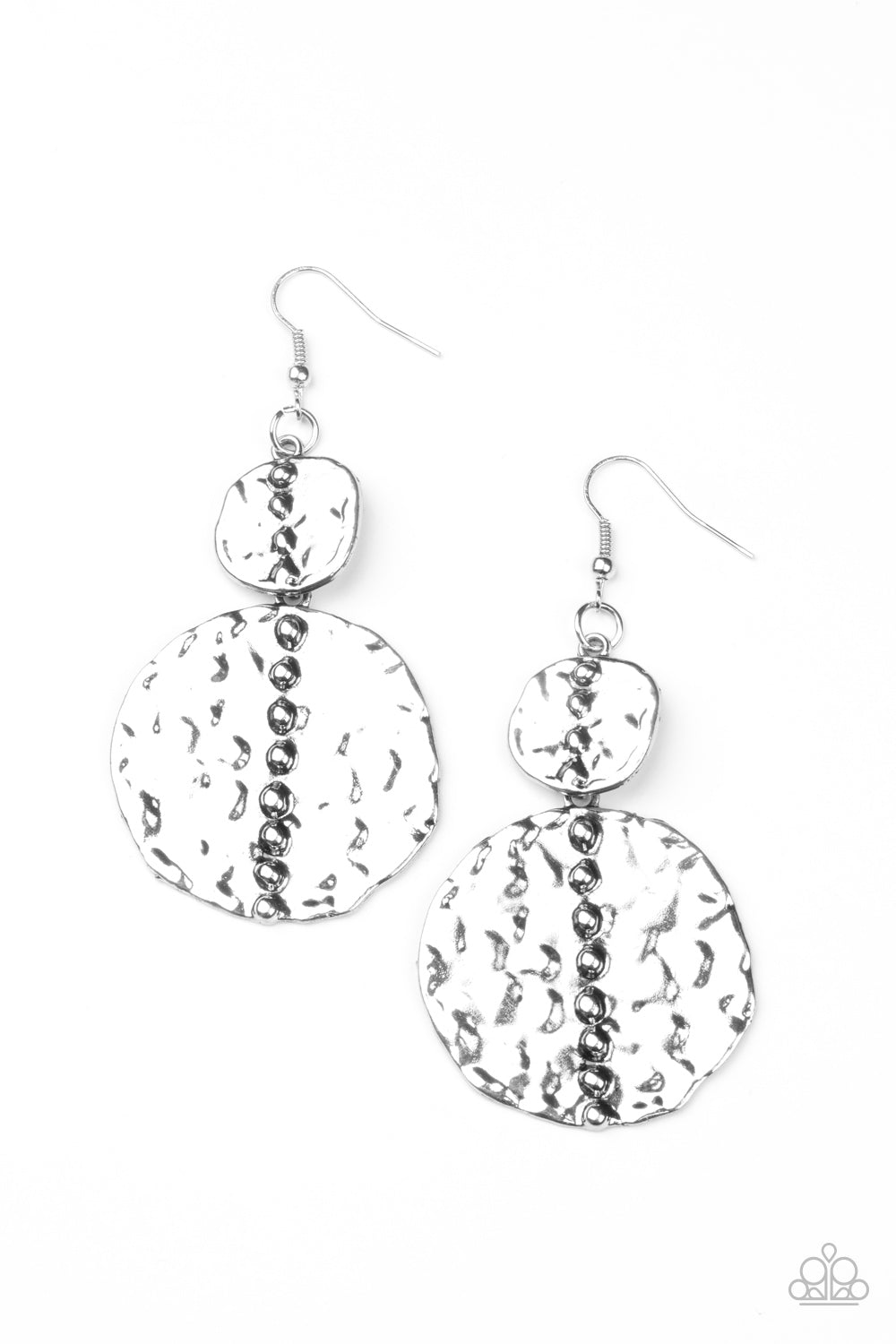 Metro Metalhead - Silver Earrings 