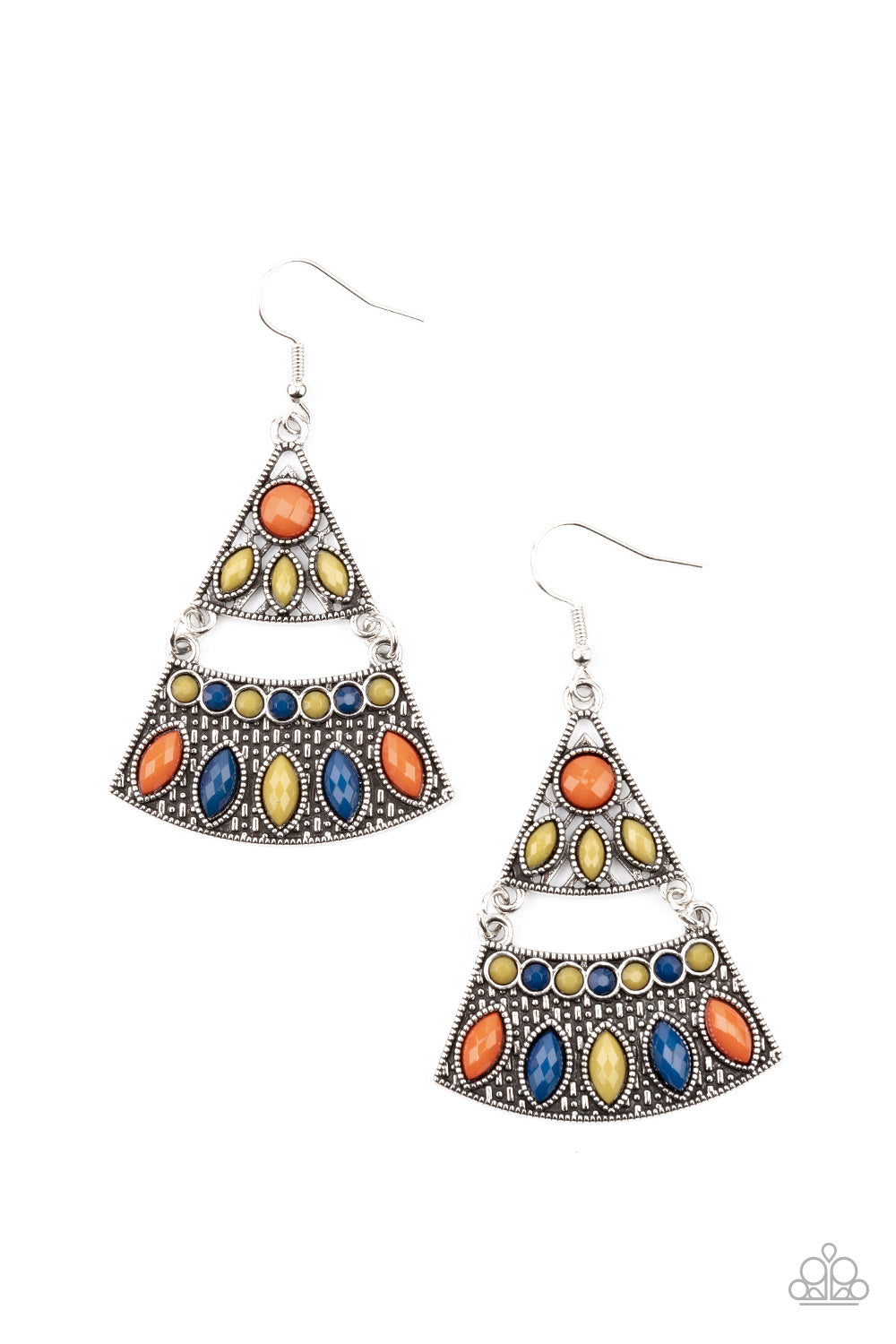 Paparazzi Desert Fiesta - Multi Earrings 