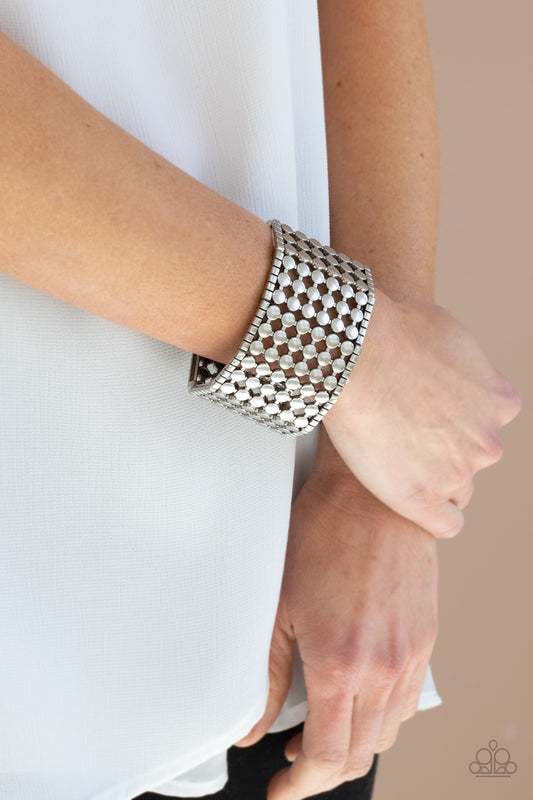 Paparazzi Cool and CONNECTED - Silver Bracelet 