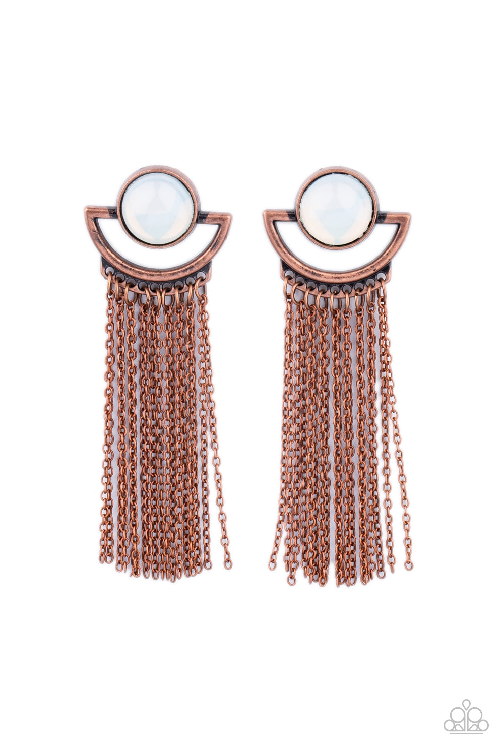 Paparazzi Opal Oracle - Copper Earrings 