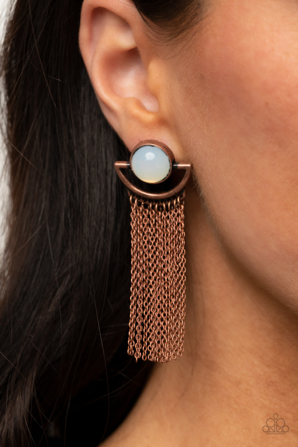 Paparazzi Opal Oracle - Copper Earrings 