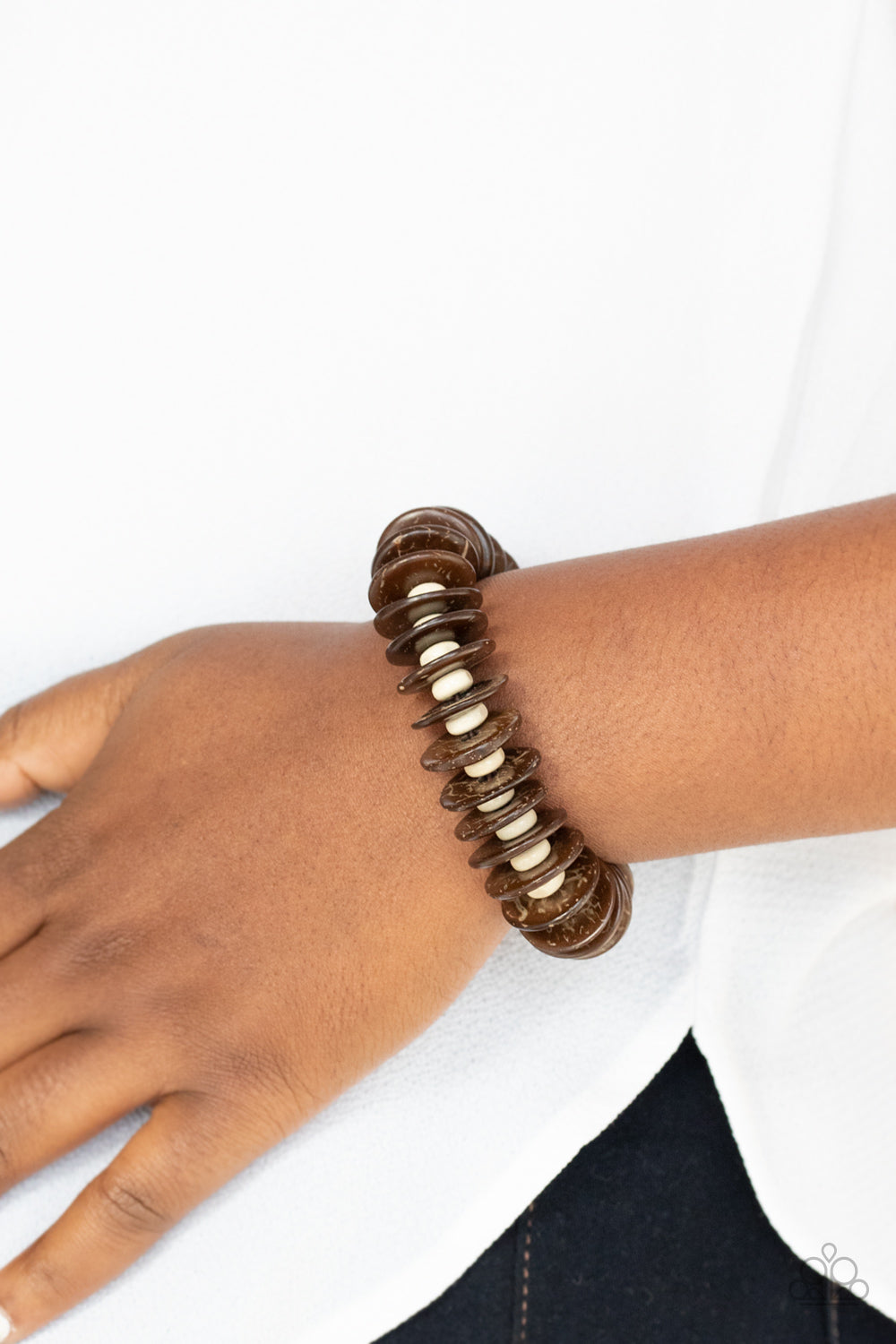 Caribbean Reefs - Brown Bracelet 