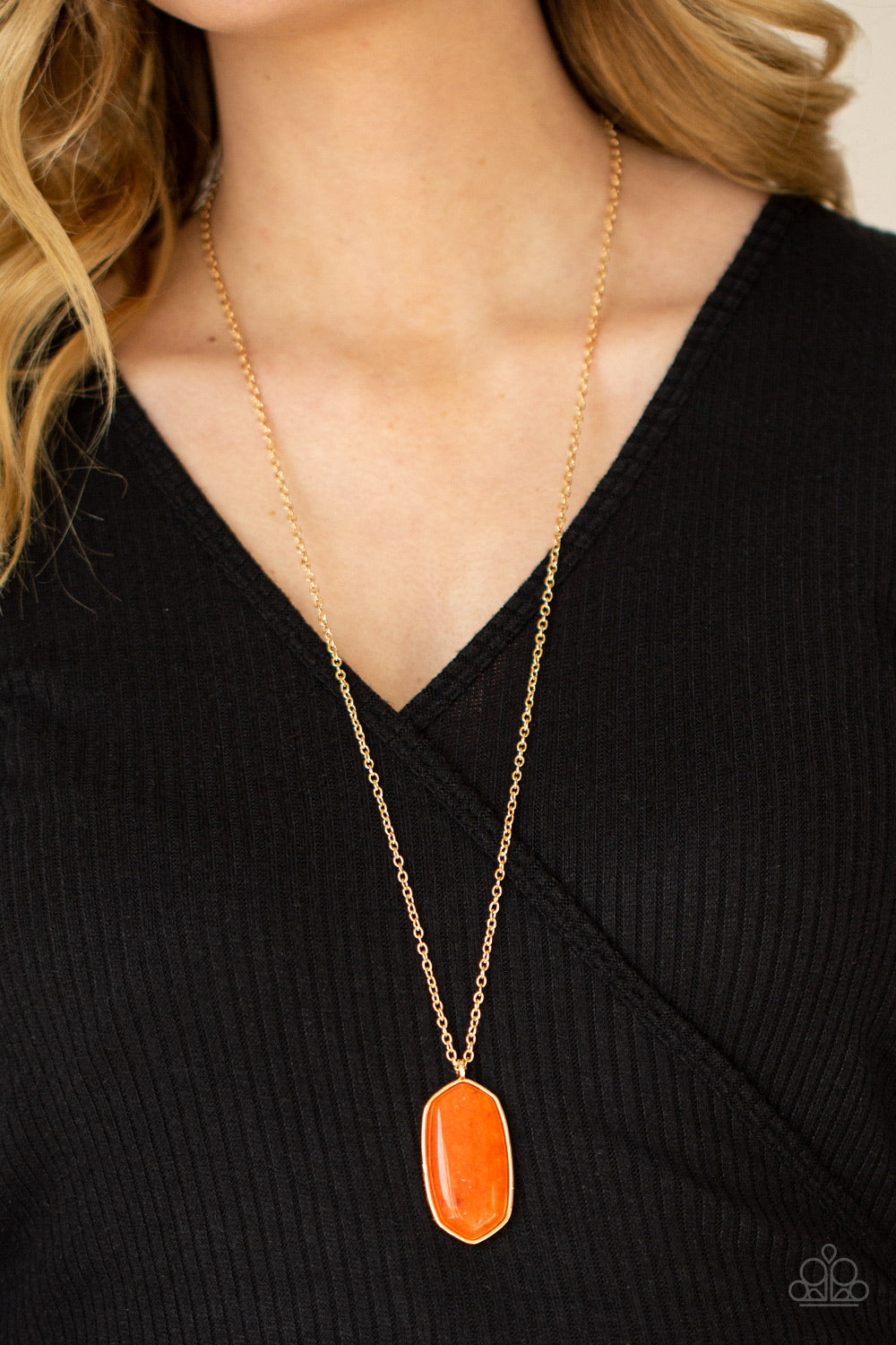 Paparazzi Elemental Elegance - Orange Necklace 