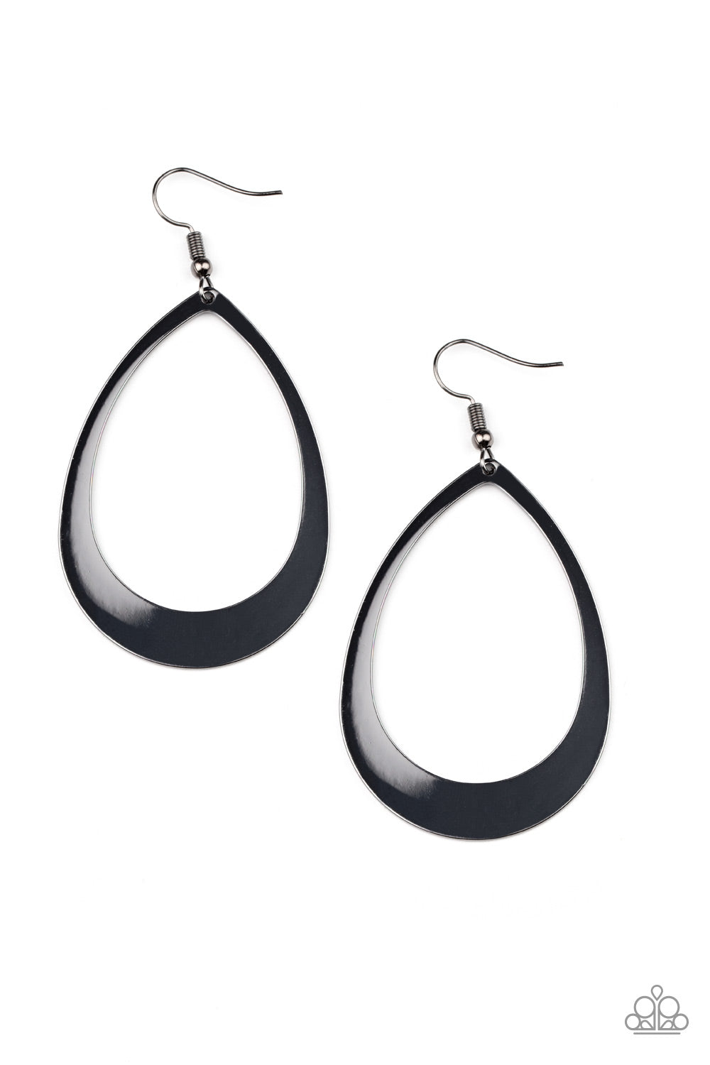 Paparazzi Fierce Fundamentals - Black Earrings 