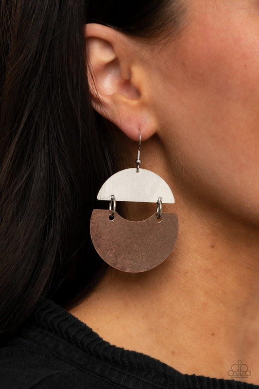 Paparazzi Watching The Sunrise - Copper Earrings 