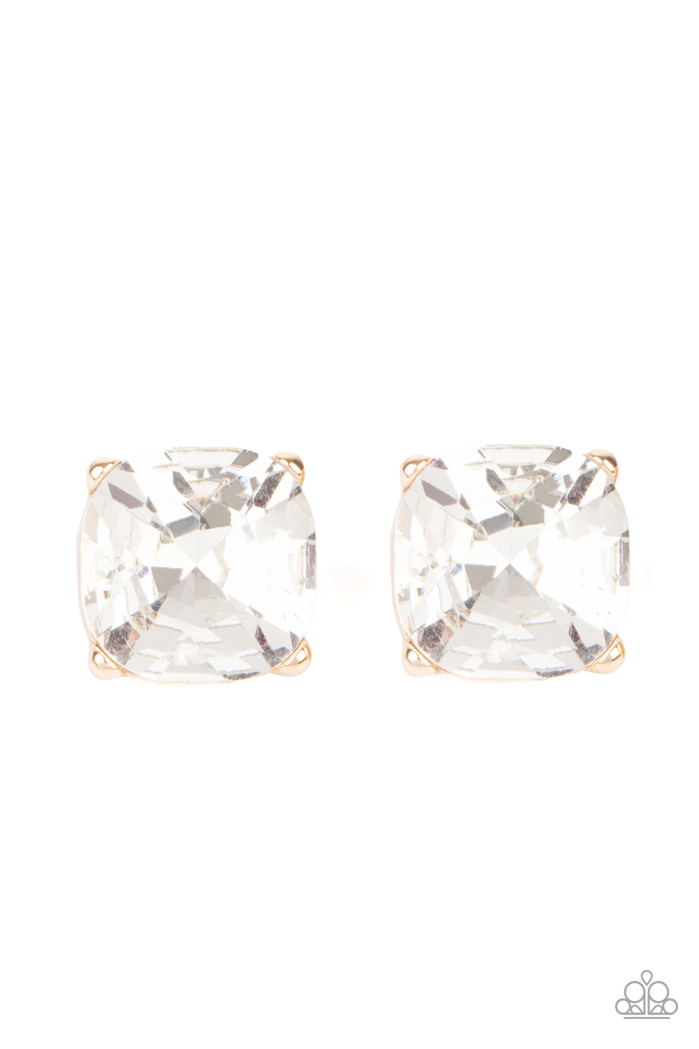 Paparazzi Royalty High - Gold Post Earrings 