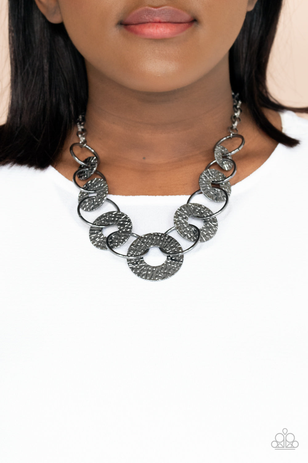 Paparazzi Industrial Envy - Black Necklace 