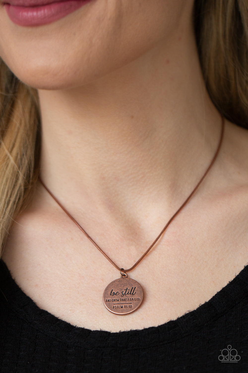 Paparazzi Be Still - Copper Necklace 