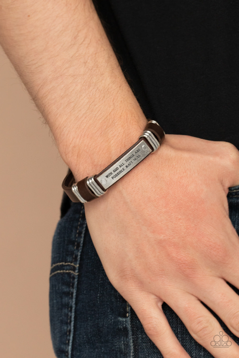 Paparazzi Make It Possible - Brown Bracelet 