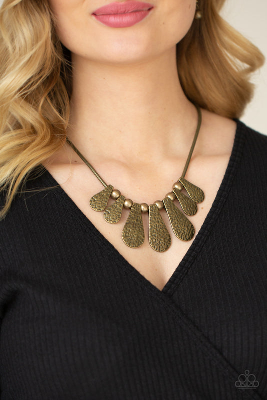 Gallery Goddess - Brass Necklace - Kingdom Bling Showroom
