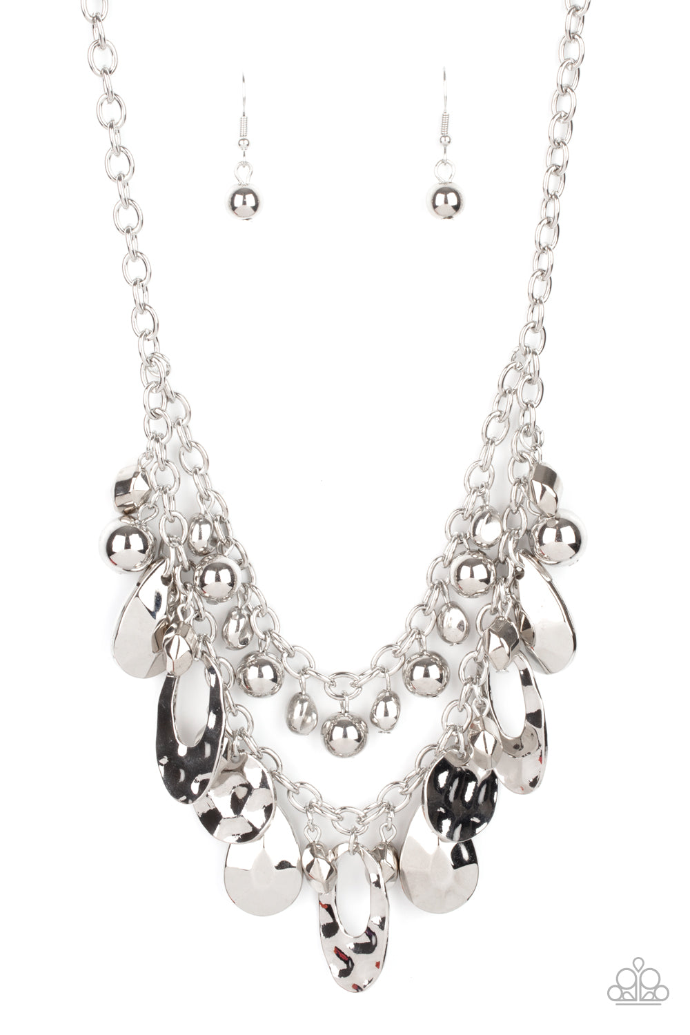 Paparazzi Extra Exhilarating - Silver Necklace 