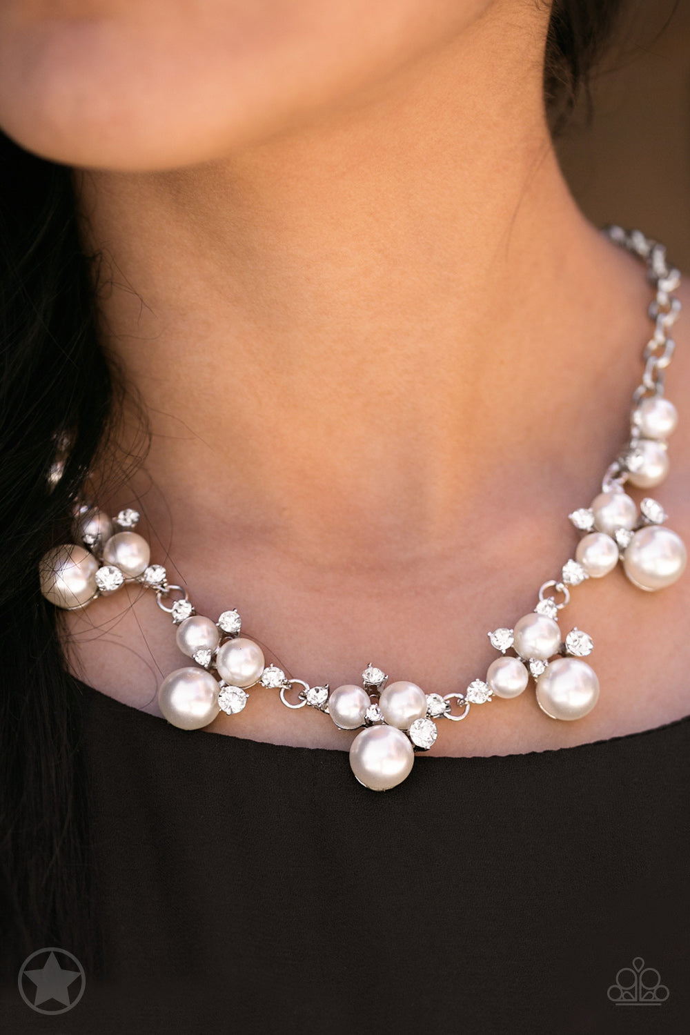 Paparazzi Toast to Perfection - White Necklace - Kingdom Bling Showroom