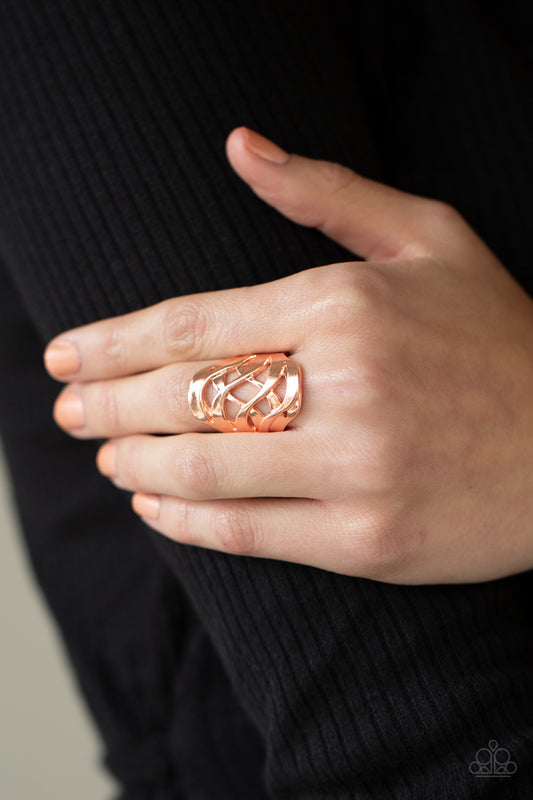 Paparazzi Open Fire - Copper Ring