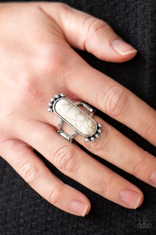 Paparazzi Ranch Relic - White Ring