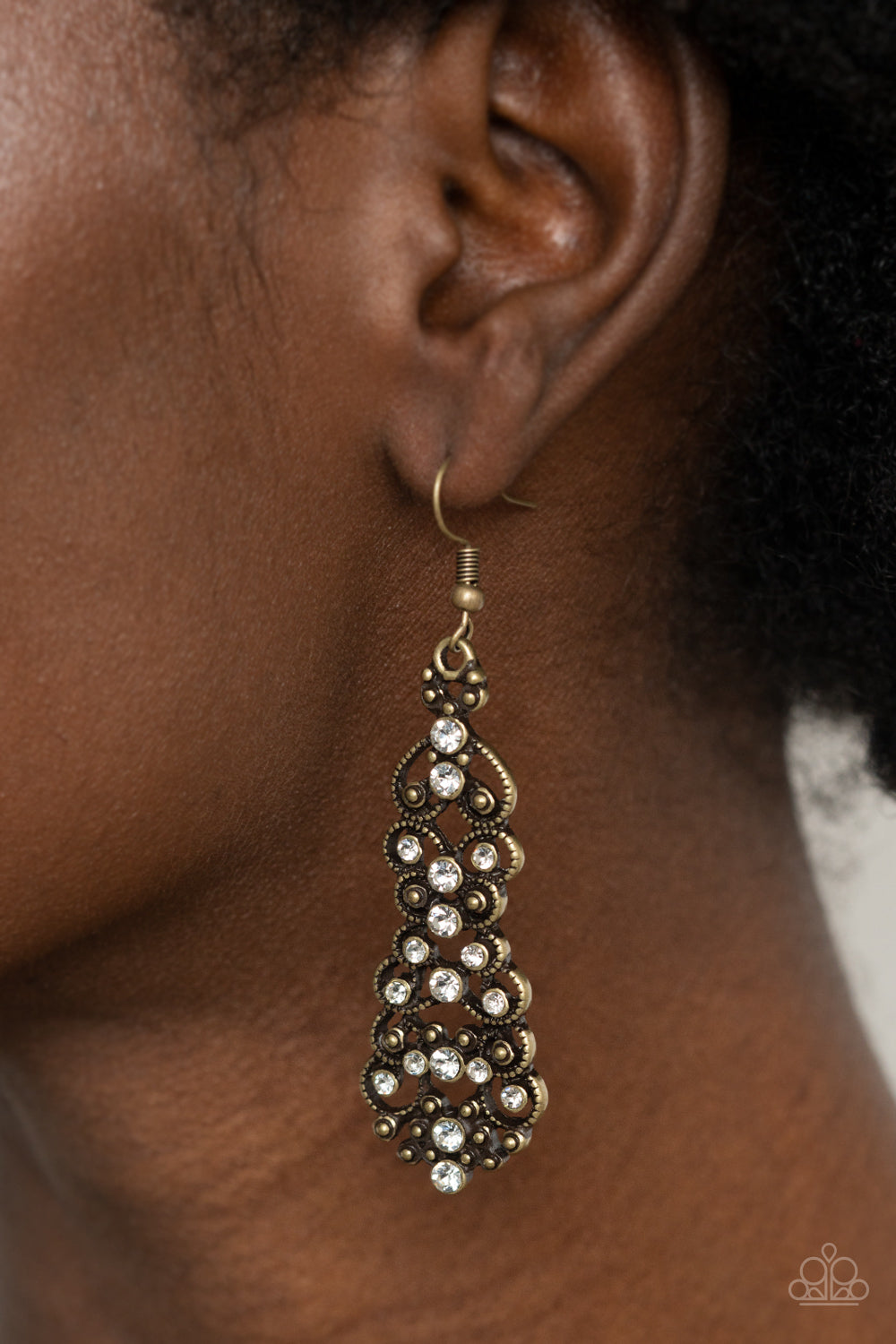 Diva Decorum - Brass Earrings 