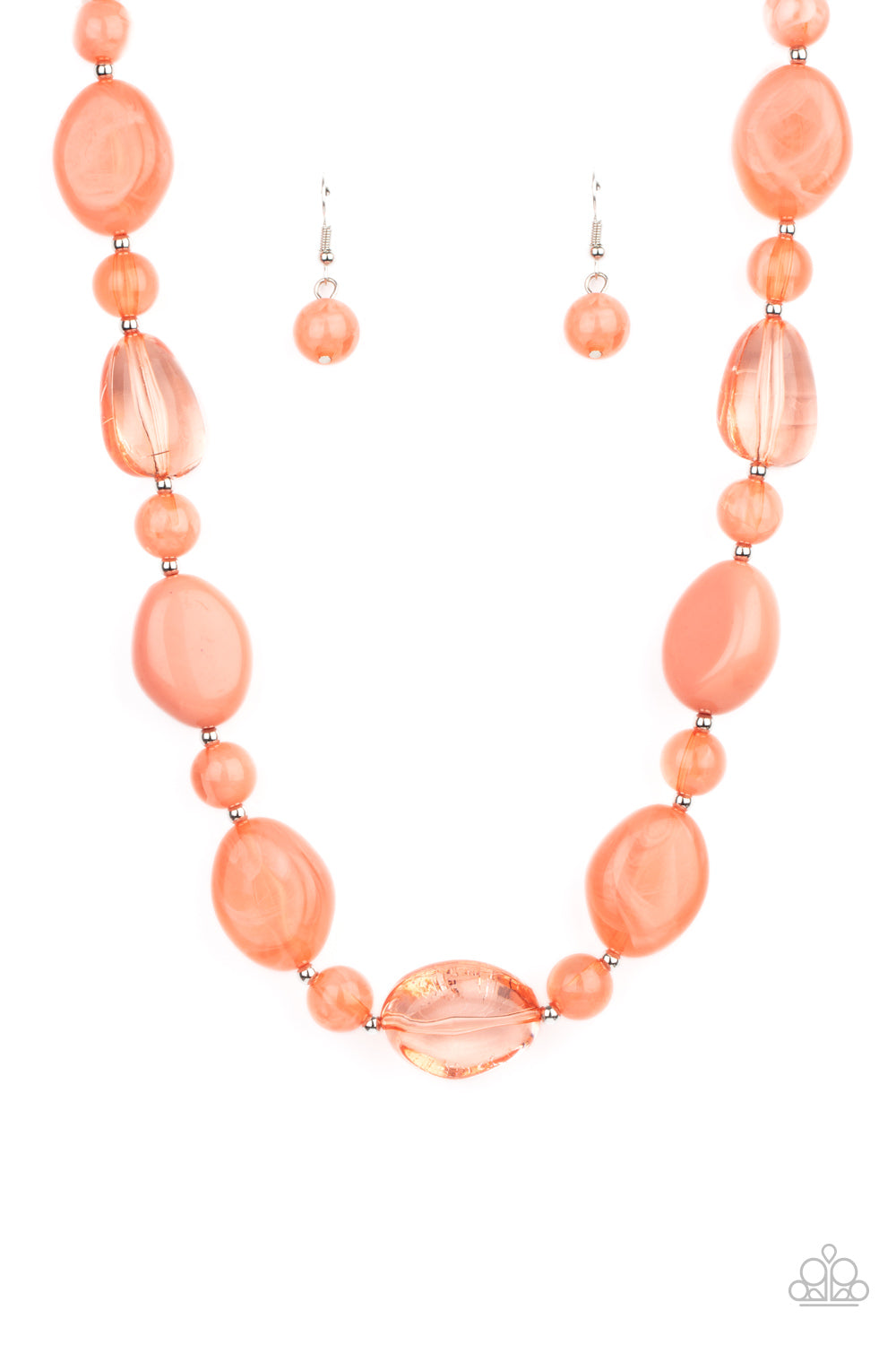 Staycation Stunner - Orange Necklace 