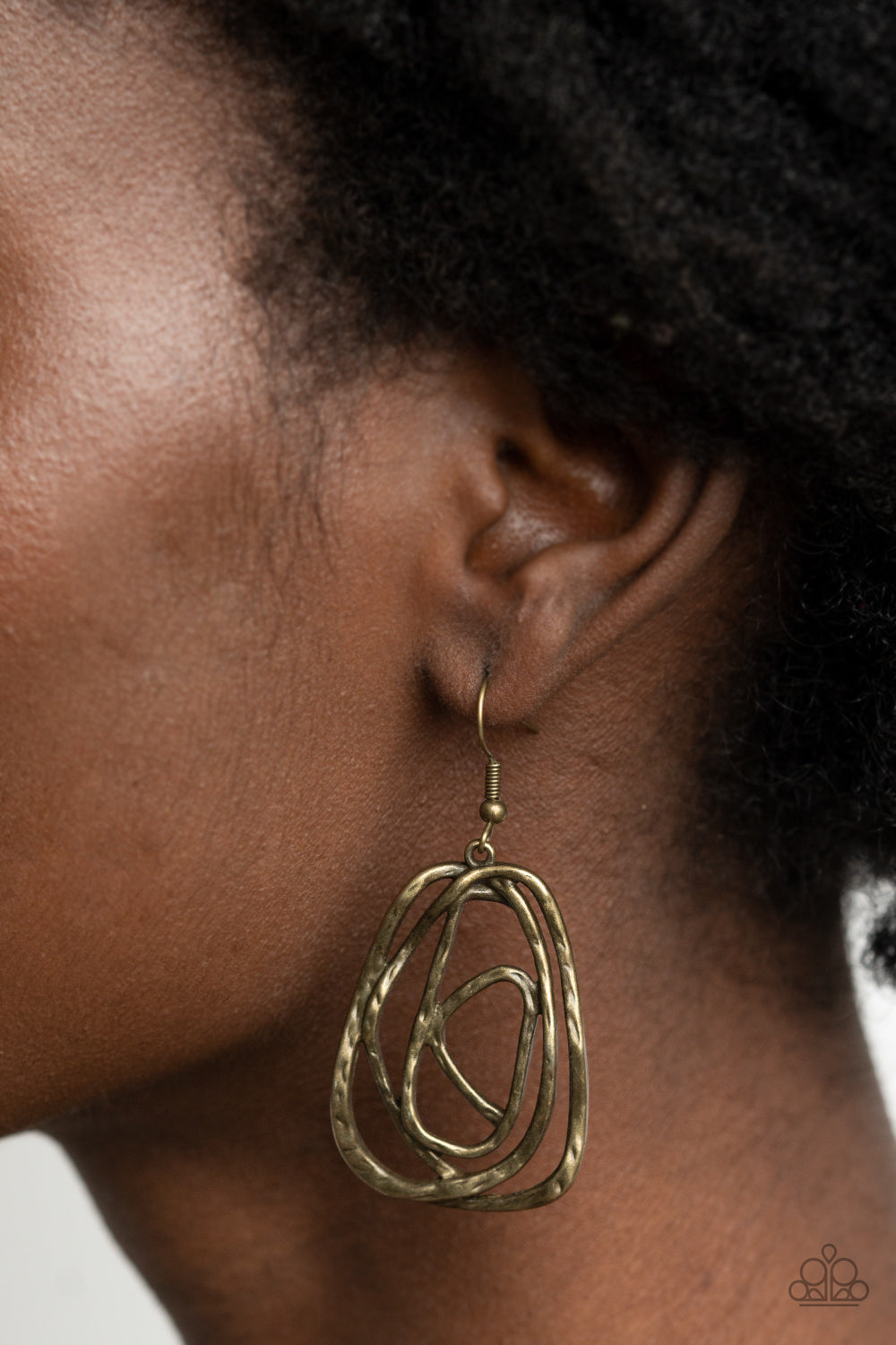 Artisan Relic - Brass Earrings 