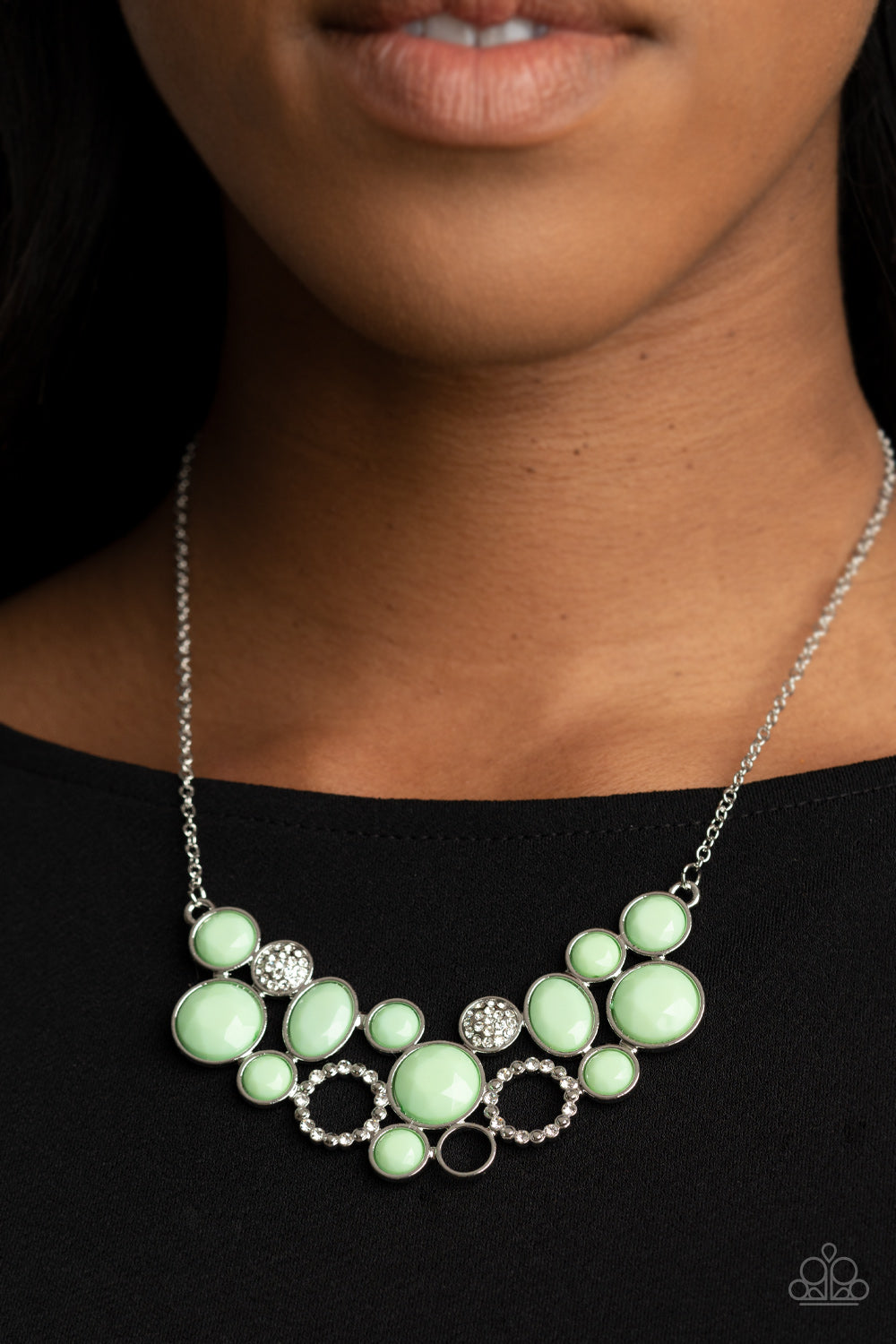 Paparazzi Extra Eloquent - Green Necklace 