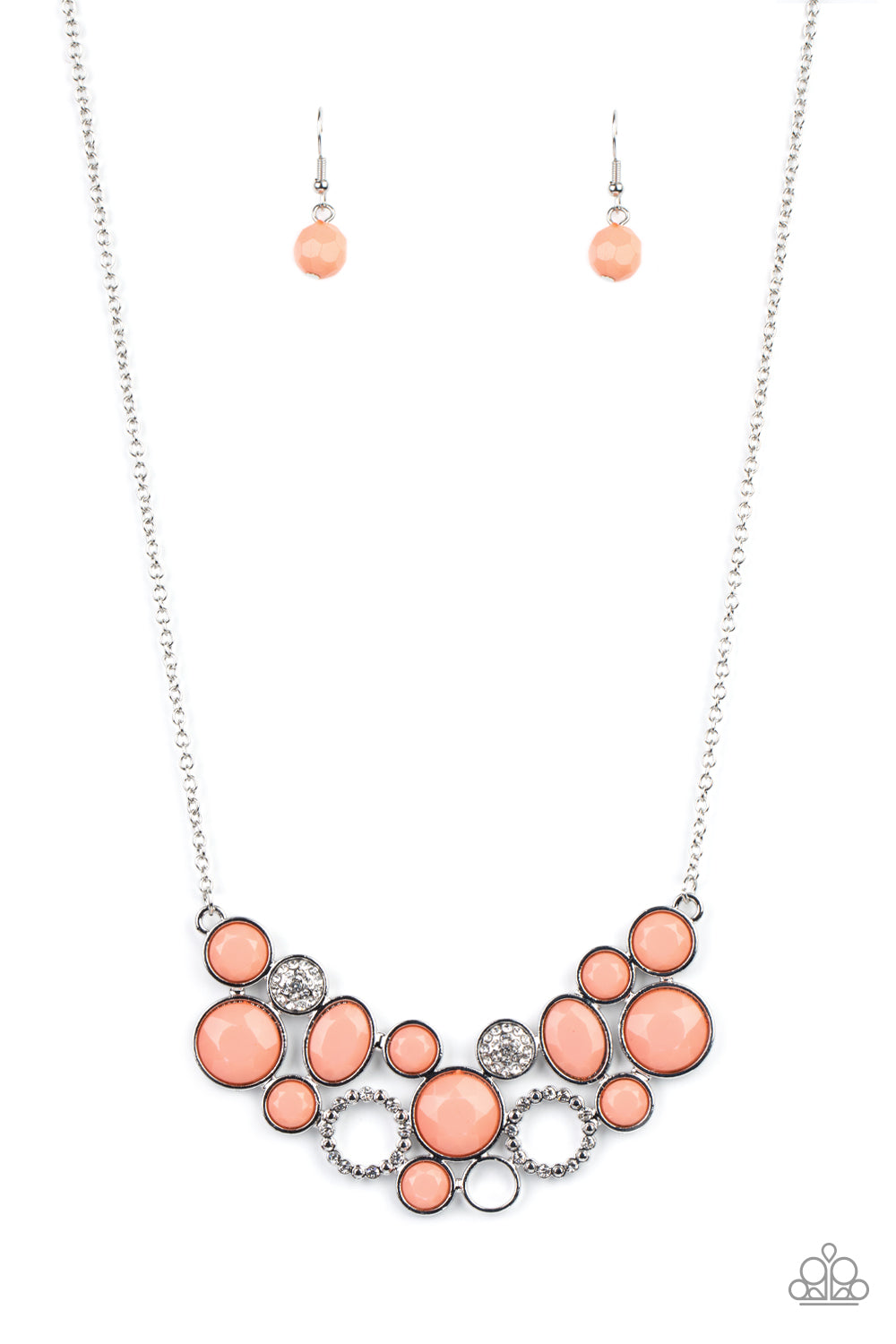 Paparazzi Extra Eloquent - Orange Necklace 