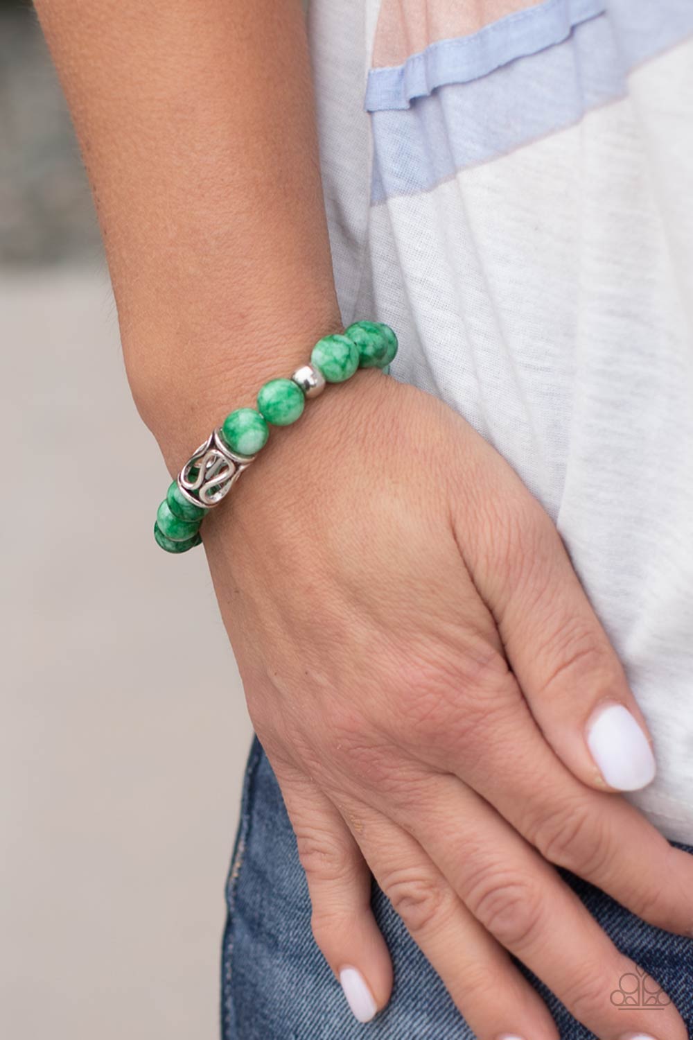 Soothes The Soul - Green Urban Bracelet 