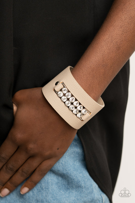 Paparazzi Runway Rebellion - Brown Urban Bracelet 