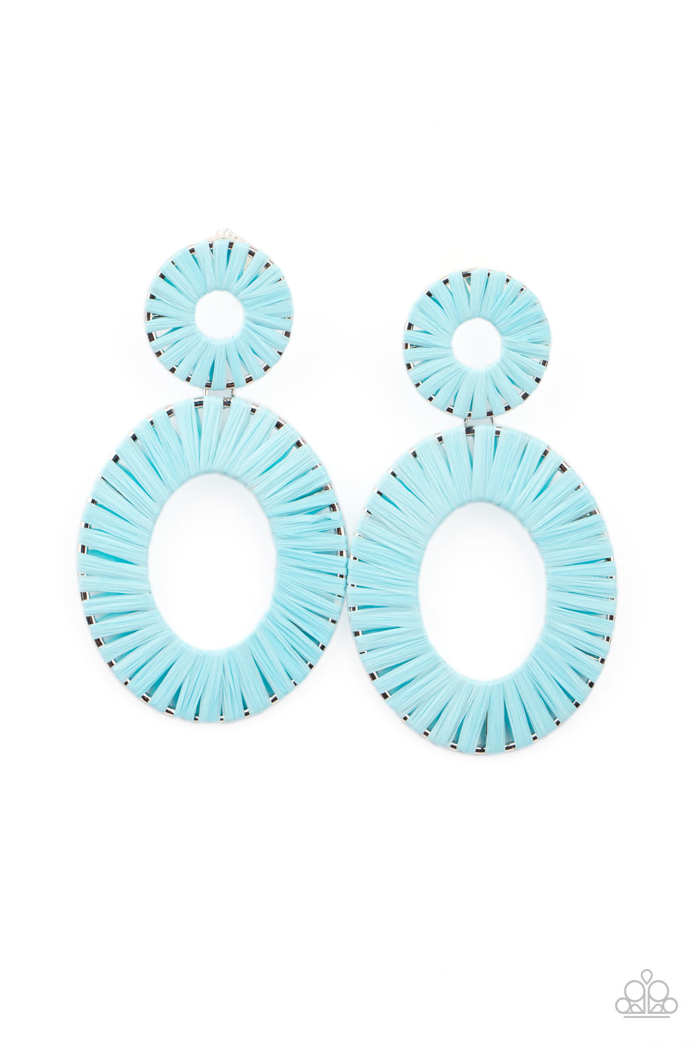 Paparazzi Foxy Flamenco - Blue Earrings 