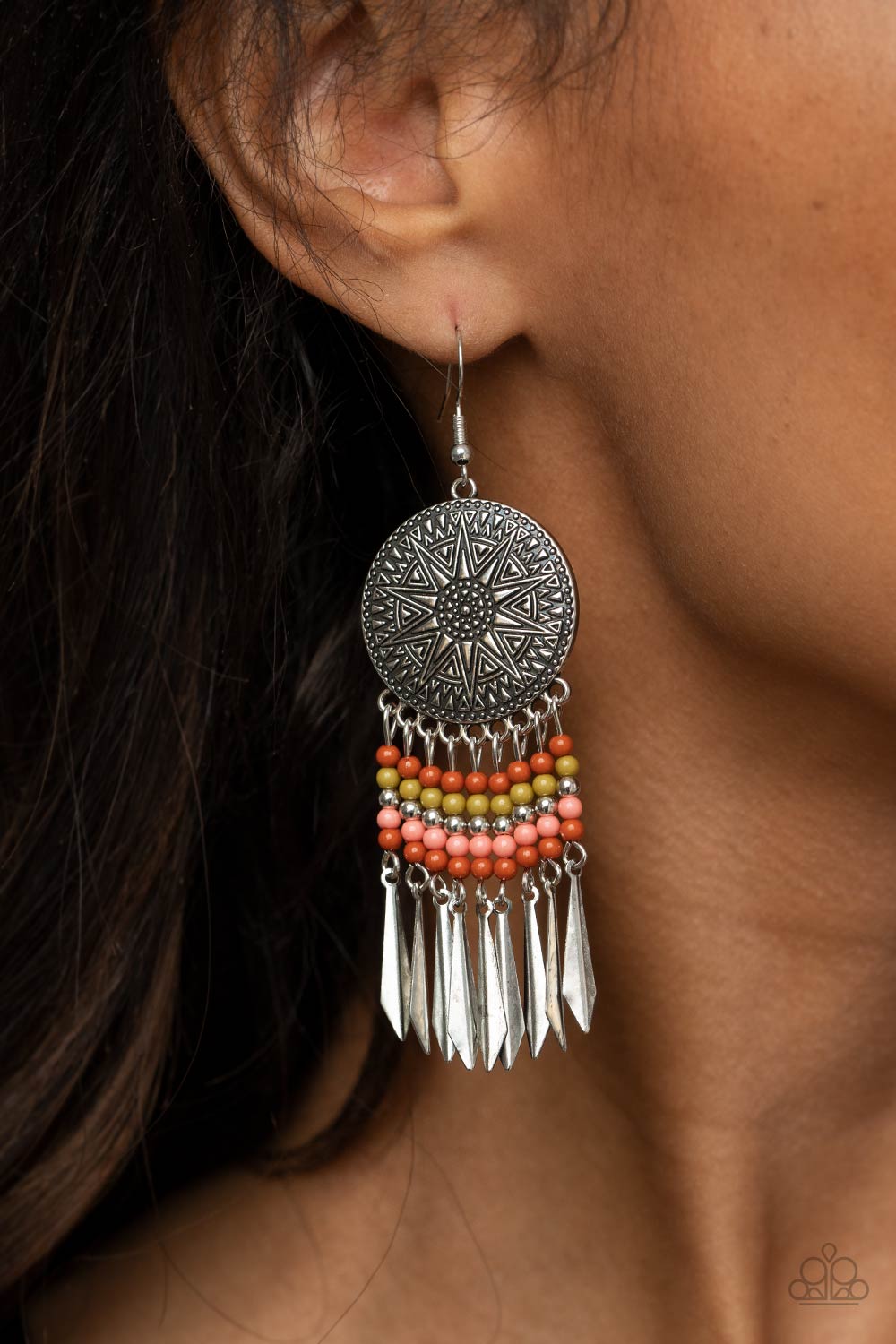 Paparazzi Sun Warrior - Multi Earrings 