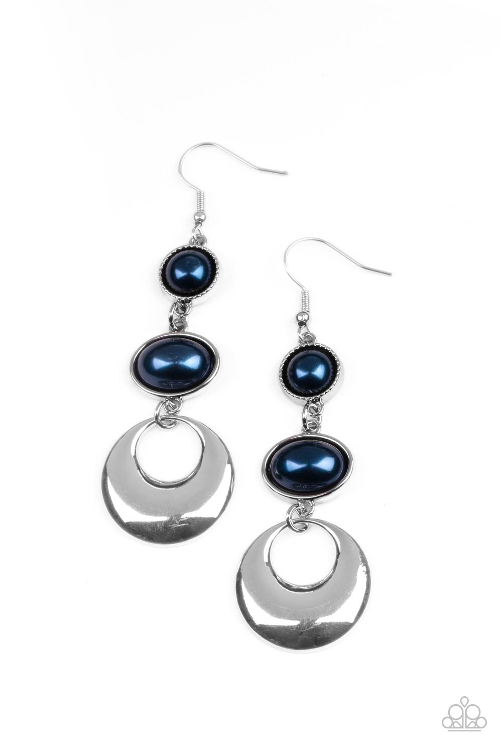 Bubbling To The Surface - Blue Earrings