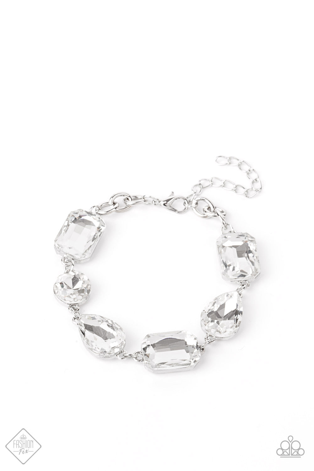 Paparazzi Cosmic Treasure Chest - White Bracelet 