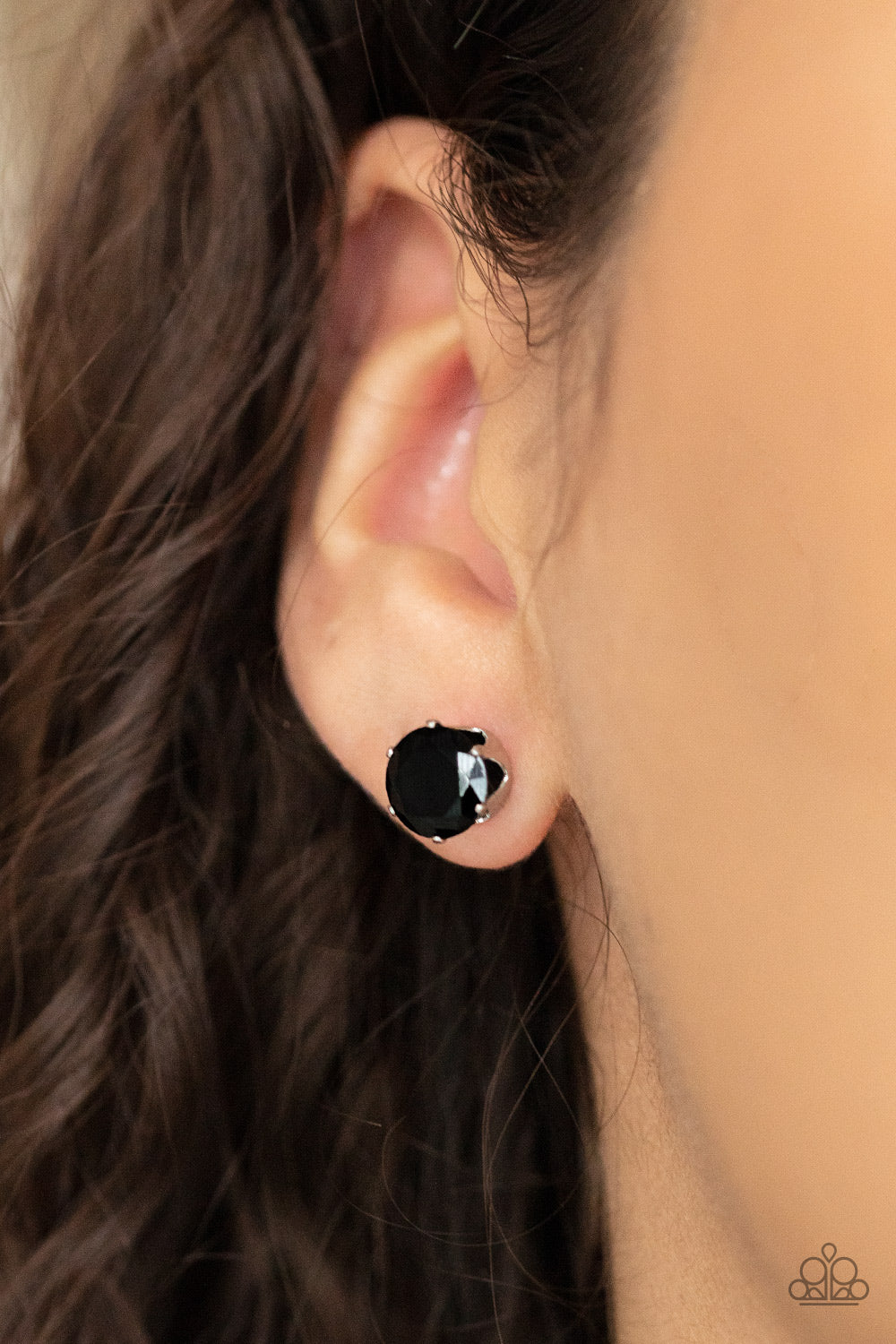 Modest Motivation - Black Post Earrings