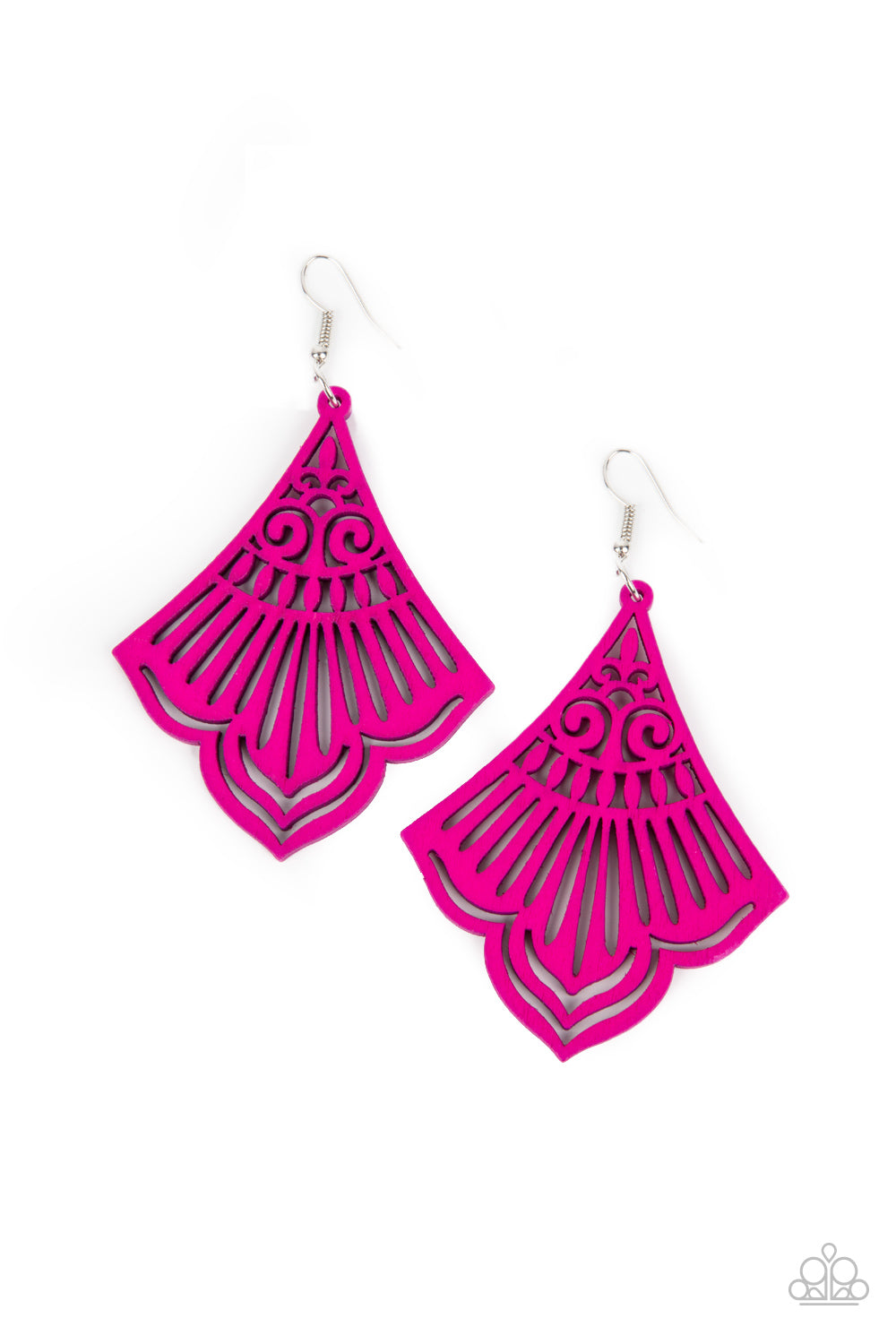 Paparazzi Eastern Escape - Pink Earrings 