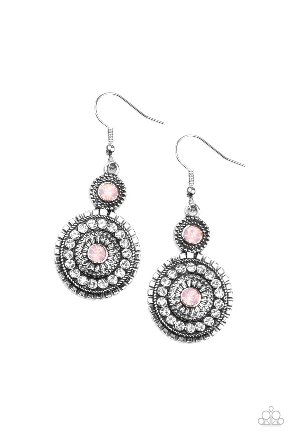 Opulent Outreach - Pink Earrings 