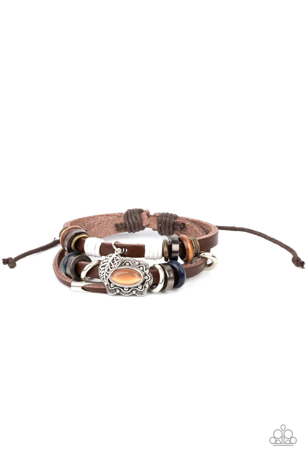 Paparazzi Mystically Mediterranean - Orange Urban Bracelet 