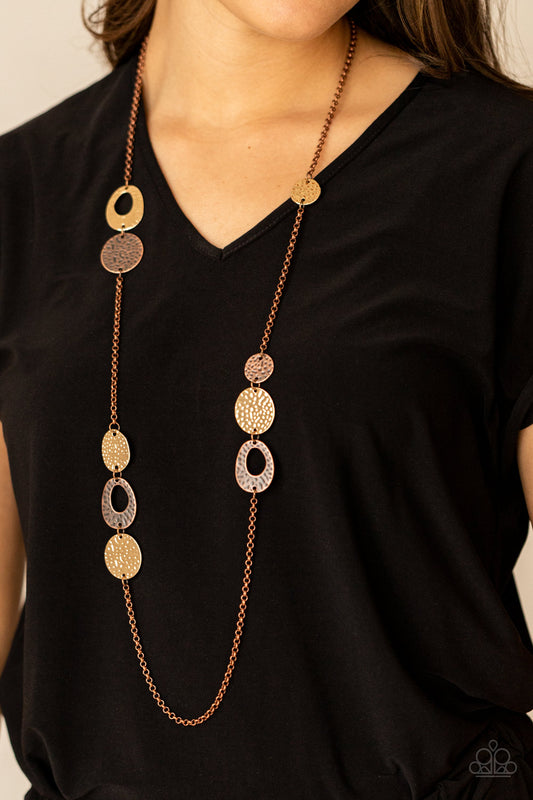 Paparazzi Gallery Guru - Copper Necklace 