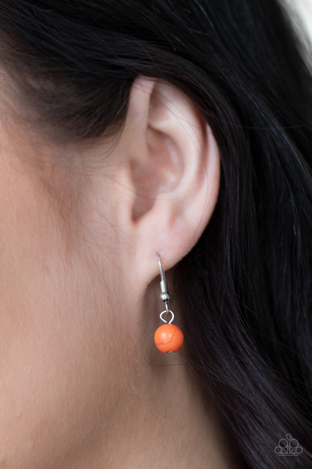 Paparazzi Canyon Cottage - Orange Necklace 