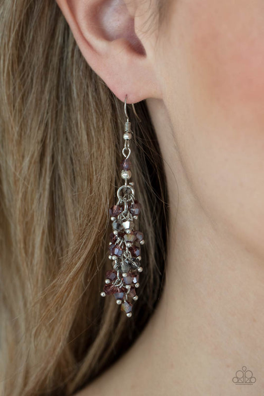 Celestial Chandeliers - Purple Earrings