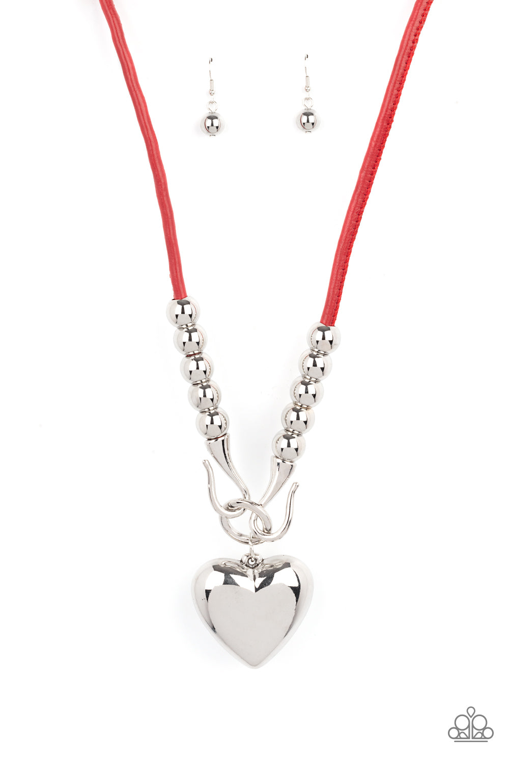 Paparazzi Forbidden Love - Red Necklace 