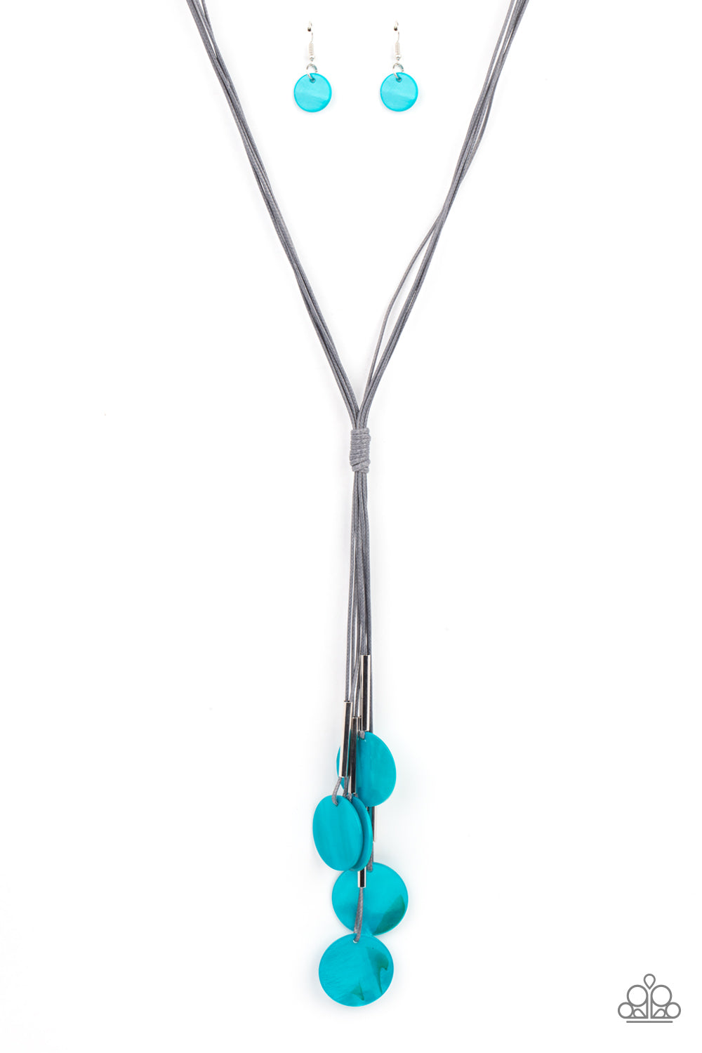 Paparazzi Tidal Tassels - Blue Necklace 