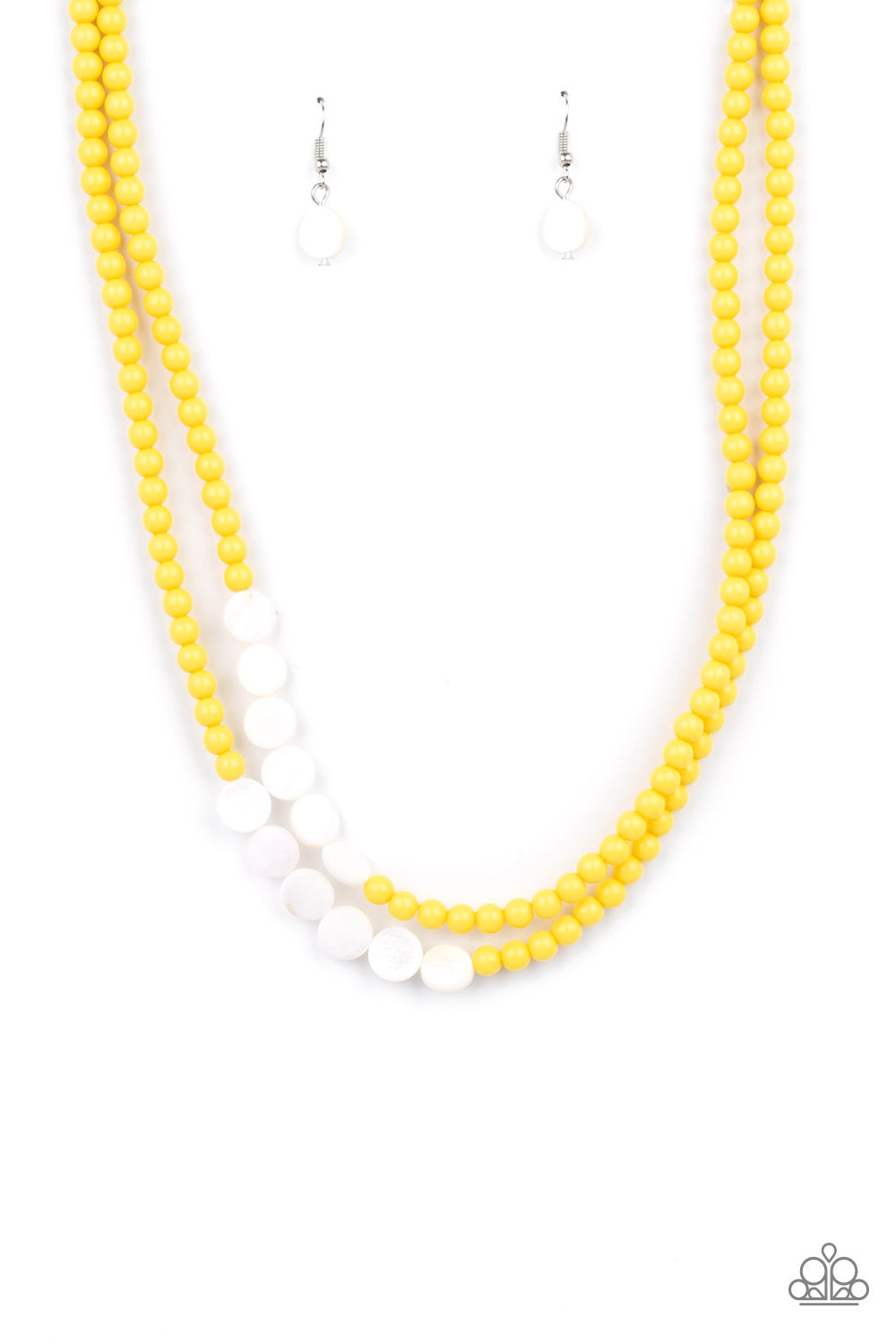 Paparazzi Extended STAYCATION - Yellow Necklace 