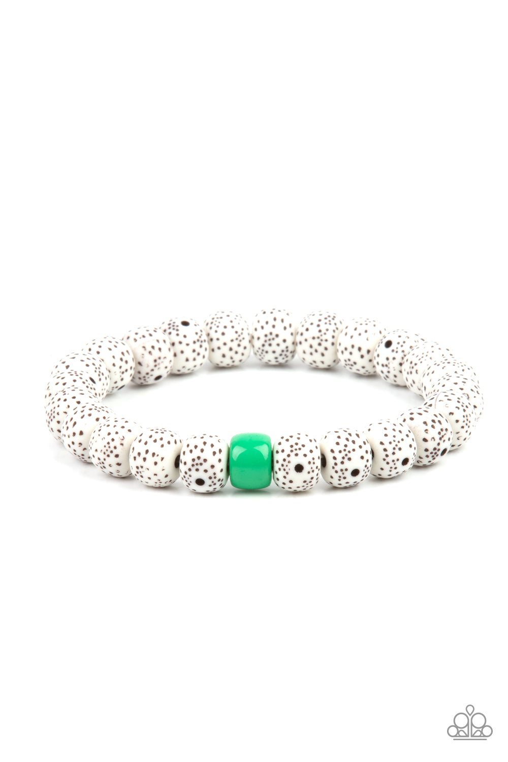 Paparazzi ZEN Second Rule - Green Urban Bracelet 