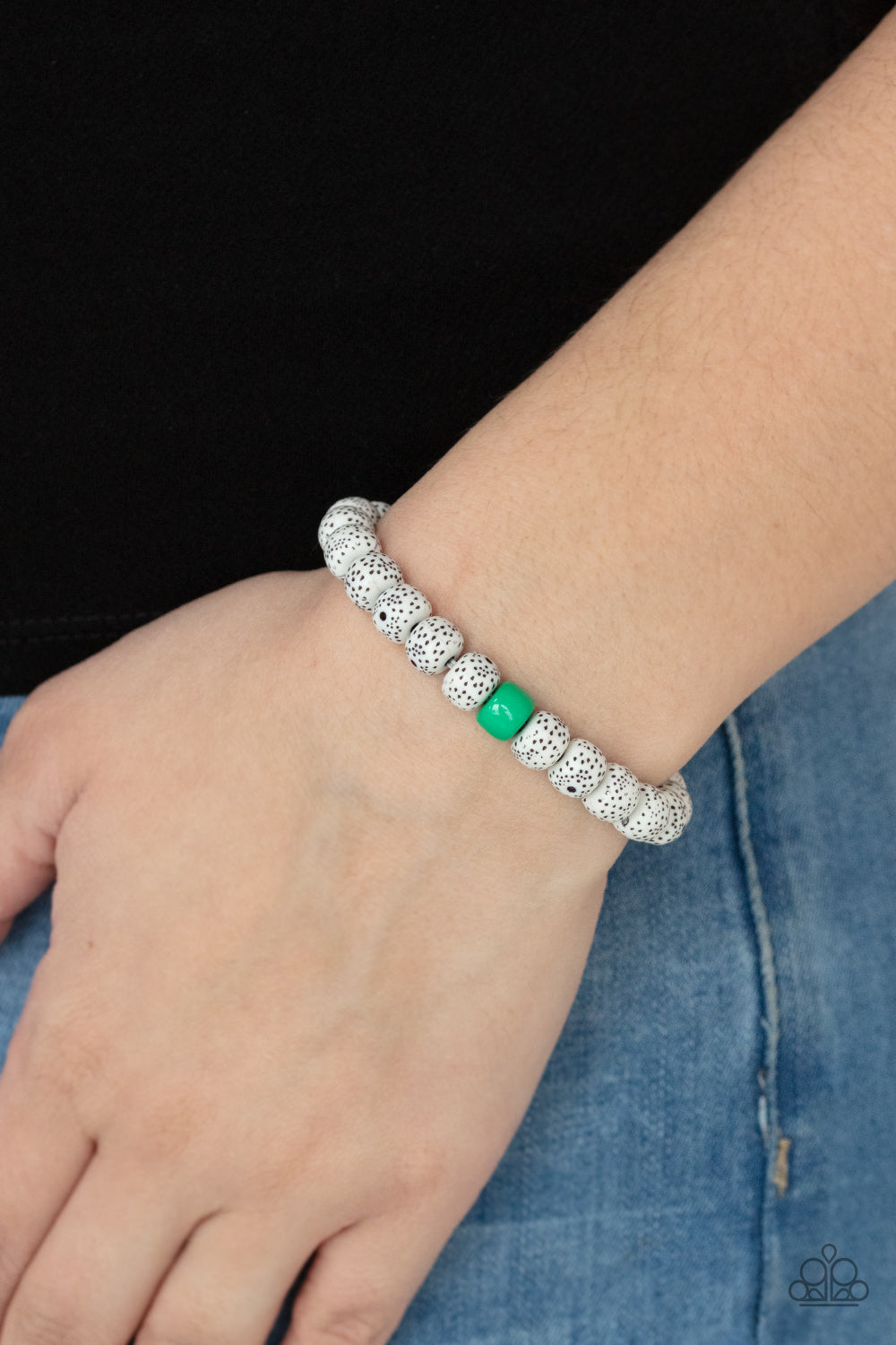 Paparazzi ZEN Second Rule - Green Urban Bracelet 