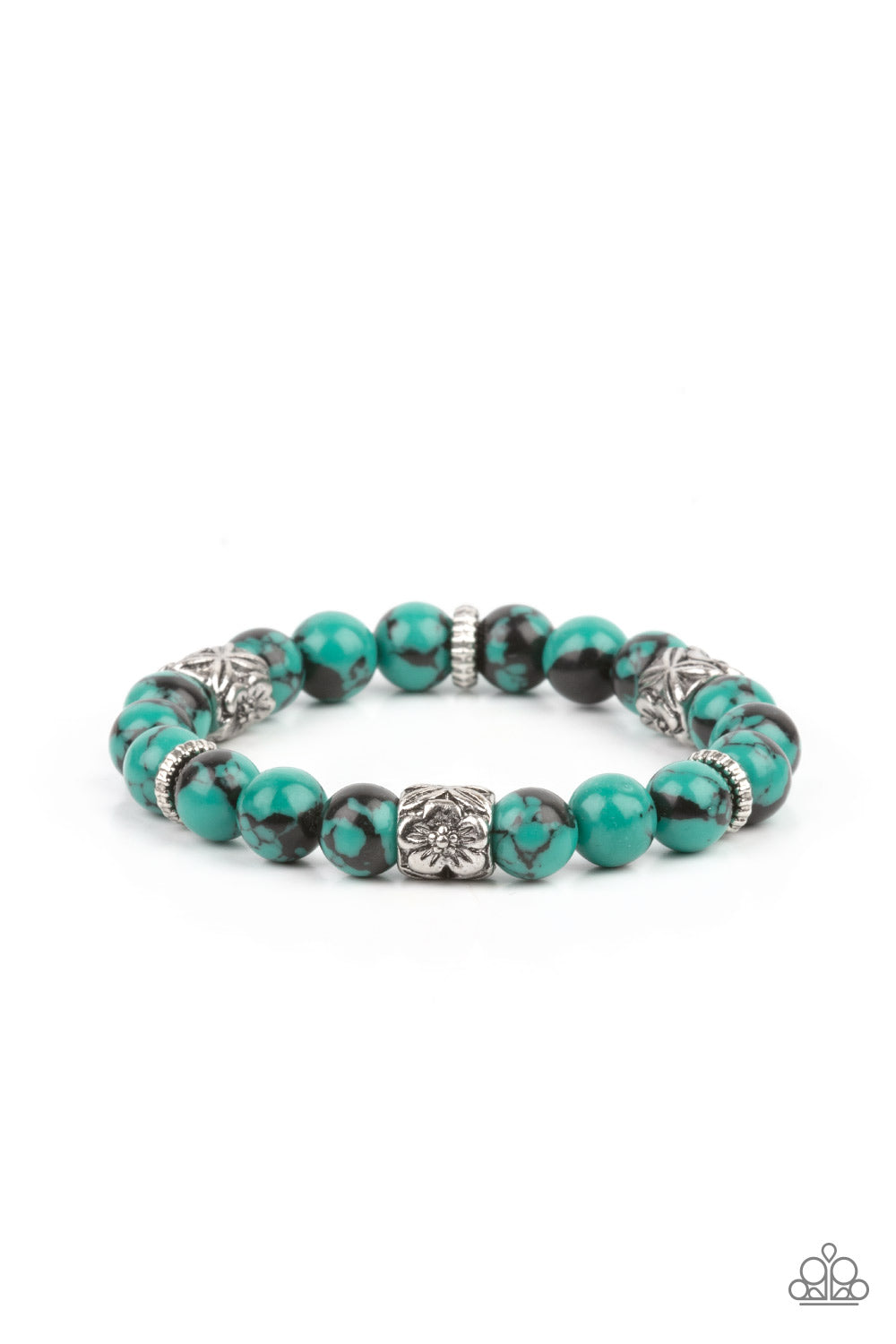 Paparazzi Garden Zen - Green Urban Bracelet 