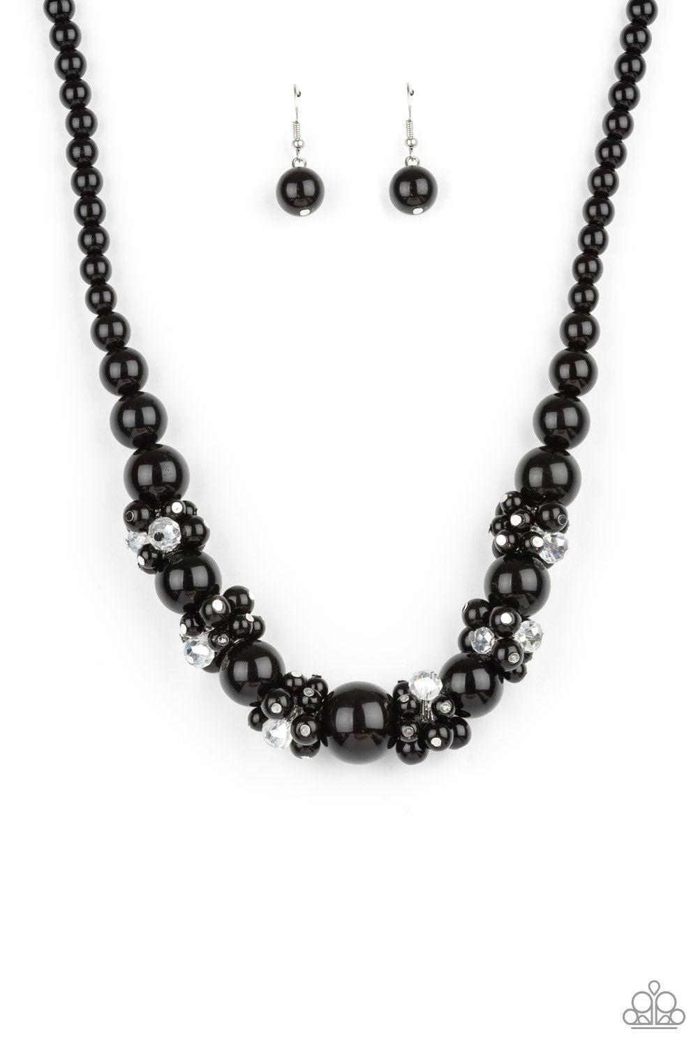 Paparazzi All Dolled UPSCALE - Black Necklace 