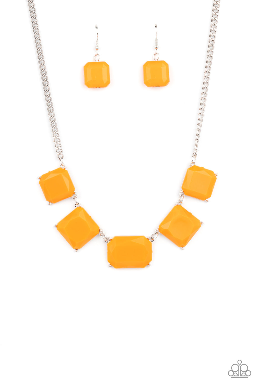 Paparazzi Instant Mood Booster - Orange Necklace 